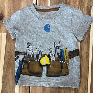Carhartt Kids Short Sleeve Tee with Tool Belt Graphic
